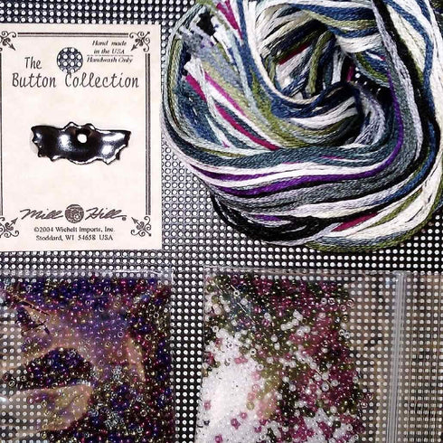 Spooky Scary Beaded Counted Cross Stitch Kit Mill Hill 2017 Buttons & Beads Autumn MH141723...