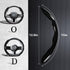 Universal 2 Piece Carbon Fiber Steering Wheel Cover Non-Slip Segmented Car Steering Wheel Covers Steering Wheel Protectors...