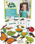 Life Cycle Kit Toy Montessori - Realistic Figurine Toys, Kids Animal Match Set with Frog, Ladybug & Butterfly - Includes 12-Piece, Stocking Stuffe...
