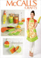 McCall Pattern Company M6978 Apron and Kitchen Accessories, One Size...