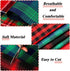 20pcs/Set 8"x8" Check Squares Plaid Craft Cotton Fabric Bundle Gingham Precut Sewing Quilting Patchwork for Christmas Holiday...