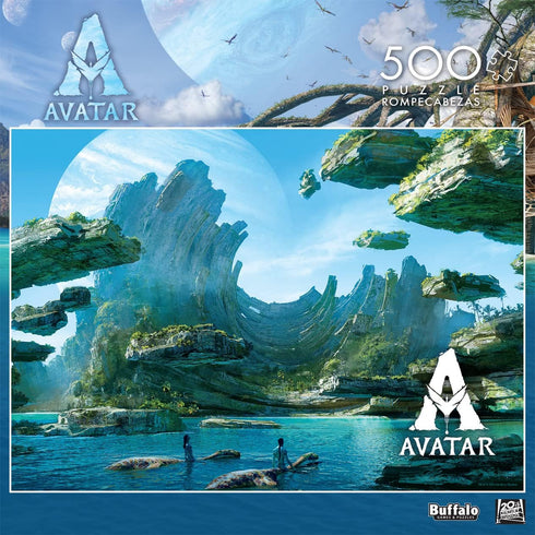 Buffalo Games - Avatar 2 - Cove of The Ancestors - 500 Piece Jigsaw Puzzle for Adults Challenging Puzzle Perfect for Game Nights - Finished Puzzle...