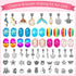 CH HAICHENG DIY Charm Bracelet Making Kit for Girls, Unicorn Bracelet Kit, Mermaid Unicorn Jewelry Making Kit for Girls Christmas Birthday Gift fo...