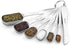 Spring Chef Stainless Steel Measuring Spoons Set of 7 with Leveler, Rectangular Metal Teaspoon & Tablespoon Measuring Spoons for Dry & Liquid Ingr...