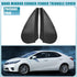 Front Left Right Door Mirror Corner mudguard Triangle Cover No.6011802170/6011702170 for Toyota Corolla 2014-2016 Plastic Black 1 Pair...