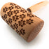 Rolling Pin Embossed With DOG PAWS Pattern For Baking Engraved cookies Size Roller 4 inch...