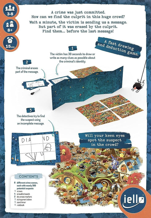 IELLO: Last Message, Cooperative Card Game, Family Game to Test Your Memory and Deduction Skills, 3 to 8 Players, for Ages 8 and Up...