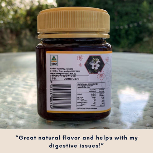 Honey Australia Manuka Honey MGO 83+ | 8.8 oz | Raw, Organic, Pure Honey for Cooking, Baking, Marinades & Wellness | Natural Sweetener & Daily Hea...