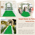 Glitter Aisle Runner Green Carpet Runner 2FTx15FT Sequins Aisle Runner Rug Shimmer Wedding Runner Aisle Outdoor Indoor Bling Shiny Runway Rug for ...