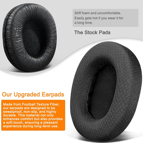 SOULWIT Earpads Replacement for Sony MDR-7506 MDR-V6 MDR-V7 MDR-CD900ST Monitor Headphones, Ear Pads Cushions with Softer High-Density Foam - 7506...