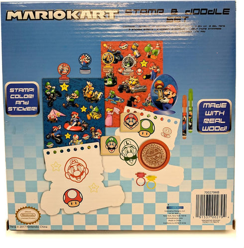 Mariokart Stamp and Doodle Set...
