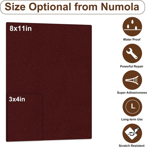 Numola Leather Repair Patch, Self-Adhesive Furniture Leather Patches, Vinyl Repair Kit for Couch, Car Seat, Sofas, DIY Upholstery, Chair, Jackets(...