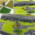 Woohome 112 PCS Static Grass Tuft Model Grass Tufts Railway Artificial Grass, 4 Color Bushy Tuft Flower Cluster Vegetation Groups for DIY Architec...