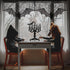 ANPHSIN Halloween Black Lace Spiderweb- 2 Pcs Bat Curtain Window Valance Cobweb Tablecloth Shower Curtains Fireplace Mantles Scarf Cover for Home ...