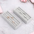 DesignSter Small Jewelry Tray, 2PCS Ring Organizer, Velvet Jewelry Display Tray, Stackable Jewelry Organizer Trays, Jewelry Drawer Organizer Inser...