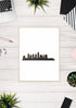 City of Cleveland Skyline Downtown Custom Stencil, Reusable & Sturdy, 11" x 8.5" for Art, Crafts & DIY Projects...