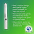 Brilliant Lumi 360 Round Head Travel Sonic Electric Toothbrush for Adults - Tooth Brush with LED Microfiber Bristles Gentle Sonic Technology for a...