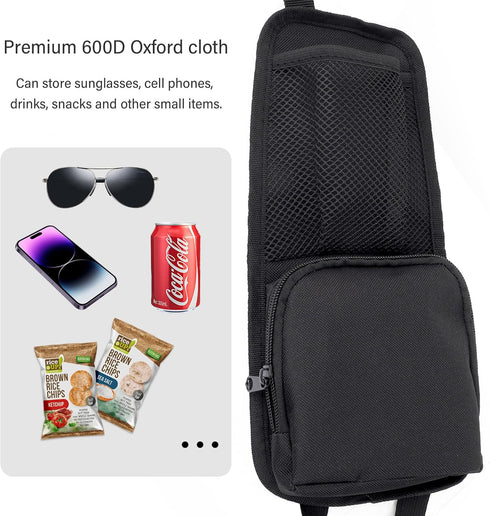 Car Seat Storage Hanging Bag,Car Seat Side Organizer Car Interior Accessories Hold Phones,Wallets,Glasses,Universal Multifunctional Car Organizers...