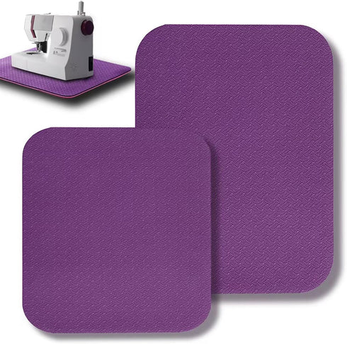 2 Pcs Sewing Machine Muffling Mat Pedal Mat Sewing Machine Mat Reduce Vibrations Noise No Slip Rubber Sewing Machine Accessories for Quilting Embr...