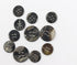 14 Piece Smoke Mother of Pearl Blazer & Suits Button Set - Smoke Grey - for Blazer, Sport Coat, Uniform, Jacket(Natural Color)...