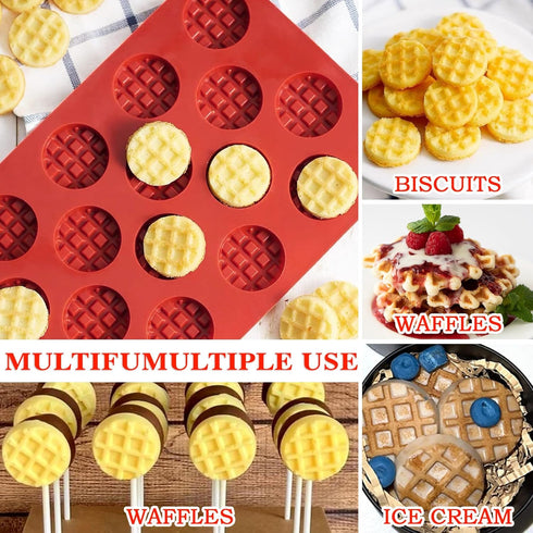 2 Pieces 18-Cavity Silicone Break Apart Chocolate Moulds,Silicone Square Mold,Non-Stick Candy Chocolate Bar Mold,Reusable Candy Protein Silicone C...