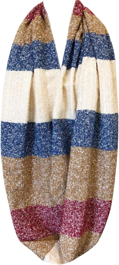 Wrapables® Winter Warm Knitted Infinity Scarf and Beanie Hat Set...