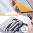 Extra Short Flexible USB C Cable 5.3 inch,USB 3.2 Gen 2 20Gbps Data Transfer 100W PD Fast Charge Flat Type C Cable for Thunderbolt 3 MacBook,Chrom...