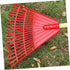 Grass Rake Garden Rakes Weeding Rake Rakes for Lawns Gardening Hand Tools Leaf Rake for Yard Plastic Rake Yard Rake Heavy Duty Grounds Keeper Rake...