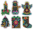 Design Works Crafts Christmas Fantasy Counted Cross Stitch Ornament Kit, Multi...