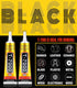 T-7000 Black Adhesive Glue for Phone, Waterproof Jewelry Glue Precision Craft Adhesive for Cell Phone Screen Repair Glass Wood Crafts Metal and St...