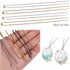 Allazone 35 PCS Open Bezel Charms, 28 PCS Sea Theme Open Bezels for Resin 7 Style Alloy Frame Pendants 2 Color Hollow Resin Frames with Necklace f...