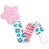 Liname Neutral Pacifier Clip - 3 Pack Pacifier Clips for Boys & Girls - Binky Holder Soothie Paci Clip Binkie Clip - Unisex Pacifer Clip - Baby Pa...