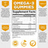 Omega 3 Fish Oil Gummies, Extra Strength Omega Fish Oil Supplement, High Absorption for Joint, Heart & Brain Support, Nature's Heart Healthy Omega...