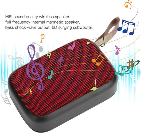 Cuifati Wireless Bluetooth Speaker Subwoofer Wireless Stereo Portable USB Mini Speaker with FM Radio Louder Volume Crystal Clear Stereo Sound Rich...