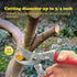 Pleasant Plus 8 inch Bypass Pruning Shears, Hand Pruners, Garden Clippers., Professional-Grade for Bonsai, Indoor and Outdoor plants, Tree Branchs...