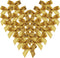 50pcs 1-Inch Mini Ribbon Bows for Crafts Metallic Ribbon Ornaments Mini Christmas Bows Appliques Craft for Sewing,Scrapbook(Gold)...
