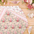 Whaline 12 Designs Spring Pattern Paper 24 Sheet Rose Floral Scrapbook Paper Pink Double-Sided Collection Decorative Craft Paper Folded Flat for C...