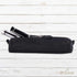 Leather Zippered Fountain Ballpoint Rollerball Pens and Pencils Case Holder Pouch Genuine Full Grain Soft Nappa Leather (Black)...