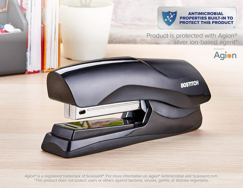 Bostitch Office Heavy Duty Stapler, 40 Sheet Capacity, No Jam, Full Strip, For Classroom, Office or Desk, Black...