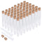 50PCS Plastic Test Tubes with Lids – Small Plastic Tubes 10ml Clear Plastic Tubes with Cork Stoppers Small Clear Plastic Tube Containers for Solid...