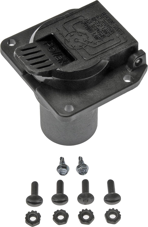 Dorman 924-308 Trailer Hitch Electrical Connector Plug Compatible with Select Ford / Lincoln / Mercury Models...