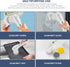 Electric Scrubber, Handheld Cleaning Brush, Includes 5 Replaceable Heads, Bathroom, Kitchen, Floor, Dish, Shoe, Glass - Multifunctional Home Acces...