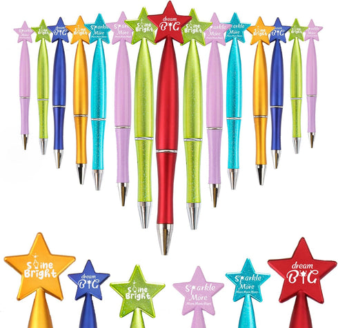60 Pcs Sparkle More Star Students of the Week Inspirational Pens Dream it Bigger Shine Bright Motivational Gifts Awards Class of 2024 Gifts Gradua...
