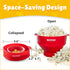 The Orginal HotPop Silicone Popcorn Maker - Microwave Popcorn Popper with Handles - Collapsible Bowl, Heat-Resistant, Easy to Clean, Ideal for Fam...