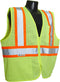 Radians SV22-2ZGM-5X Polyester Mesh Economy Class 2 High Visibility Zipper Closure Vest with Two-Tone Trim, 5X-Large, Green...
