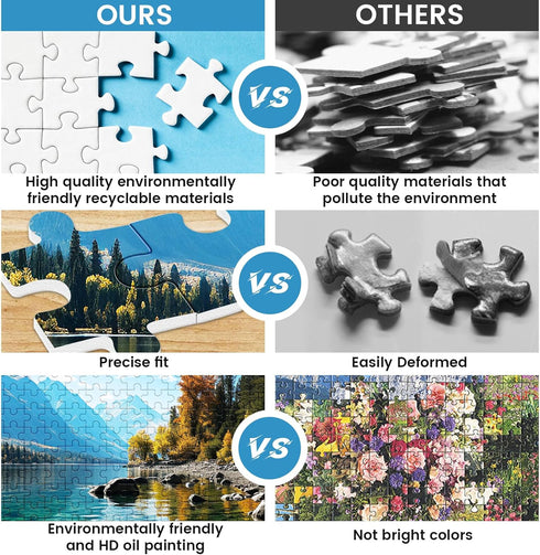 500 Piece Puzzle for Adults, Jigsaw Puzzle,Glacier Park Jigsaw Puzzles 500 Pieces Birthday Party for Family Kids and Adults Funny Puzzle for Adult...