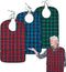 3PK Adult Bibs for Eating - Waterproof Clothing Protector with Crumb Catcher-Bibs for Seniors for Eating at Mealtime 30" L x 18" Men/Women (New Up...