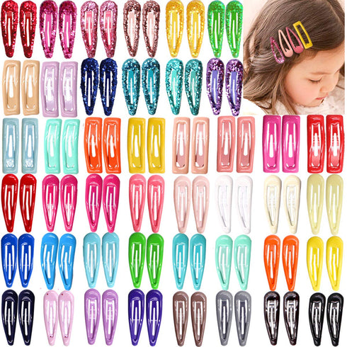 CÉLLOT 88 Pieces 2 Inch Snap Hair Clips No Slip Metal Hair Clip Barrettes for Girls Toddlers Kids Women...