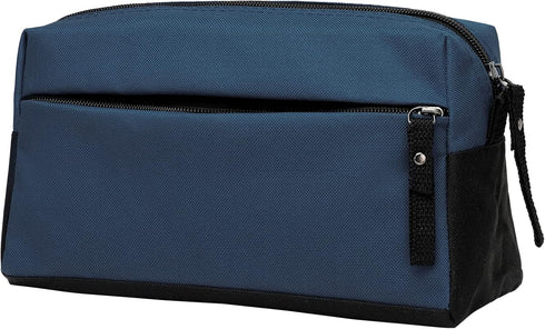 Toiletry Bag, Travel Organizer Comsemtic Make Up Kit Pouch Bag For Women Men, Silver Blue...