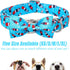Dog Collars with Bow Tie,Summer Blue ice Cream Star Dog Collar with Safety Metal Buckle Adjustable Puppy Collars for Small Medium Large Dog,Flag B...